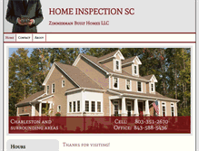 Tablet Screenshot of homeinspection-sc.net